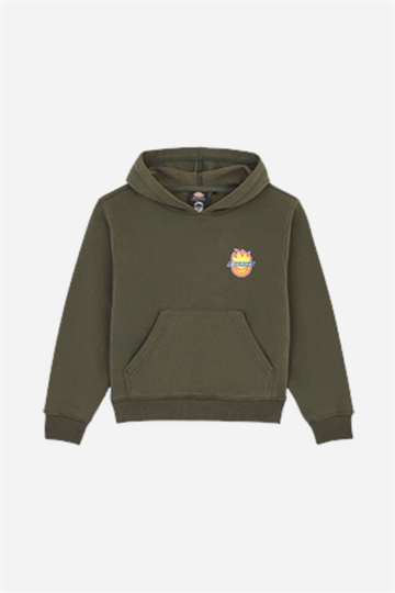 Dickies X Spitfire Junior Hoodie - Olivgrön